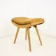 Midcentury Wooden Stool or Footstool/ ULUV, 1960s, Czechoslovakia