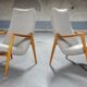 Scandinavian armchair danish feet years 50 compass
