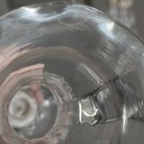 Paire de vases en verre émaillé