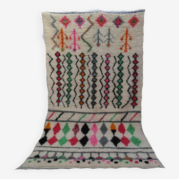 Handmade Moroccan Berber rug 278 X 156 CM