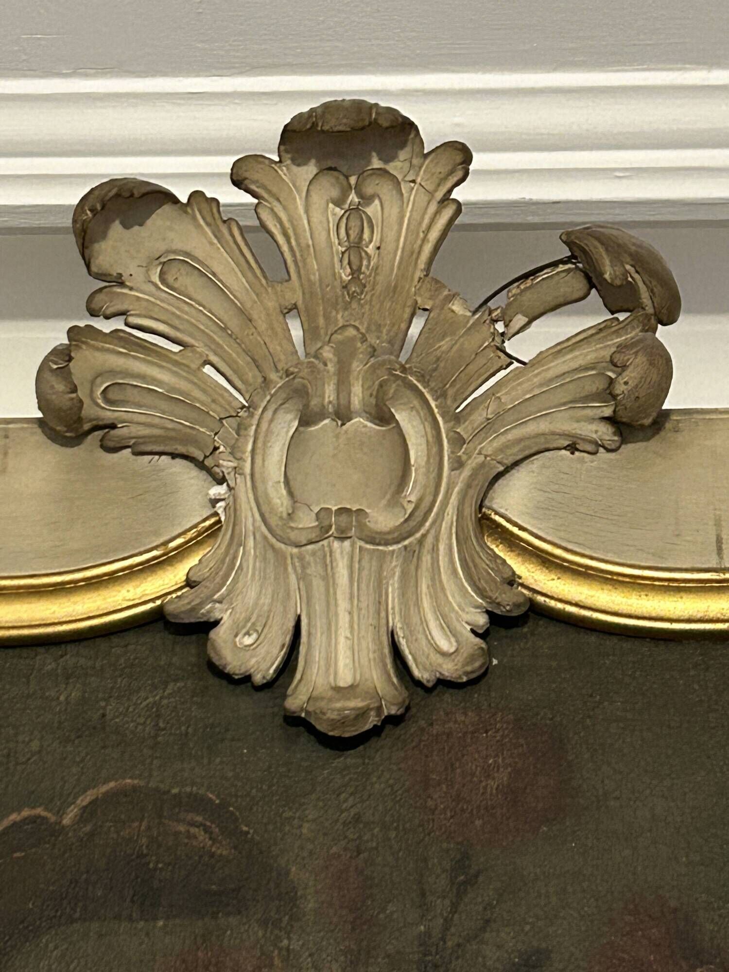 Large antique trumeau – Still life attributable to the school of Meiffren Comte