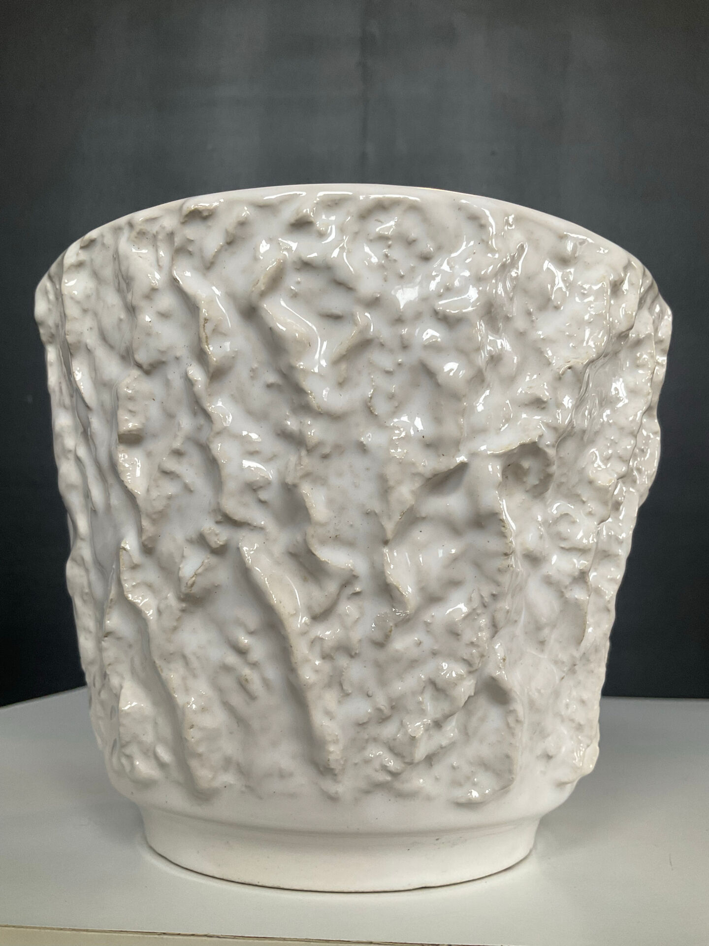 Brutalist plant pot West Germany 60s-70s