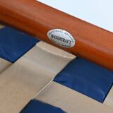 Paire de fauteuils scandinaves en teck et cuir Westnofa Norvège 1960