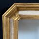 Bevelled mirror gilded wood 76x57cm