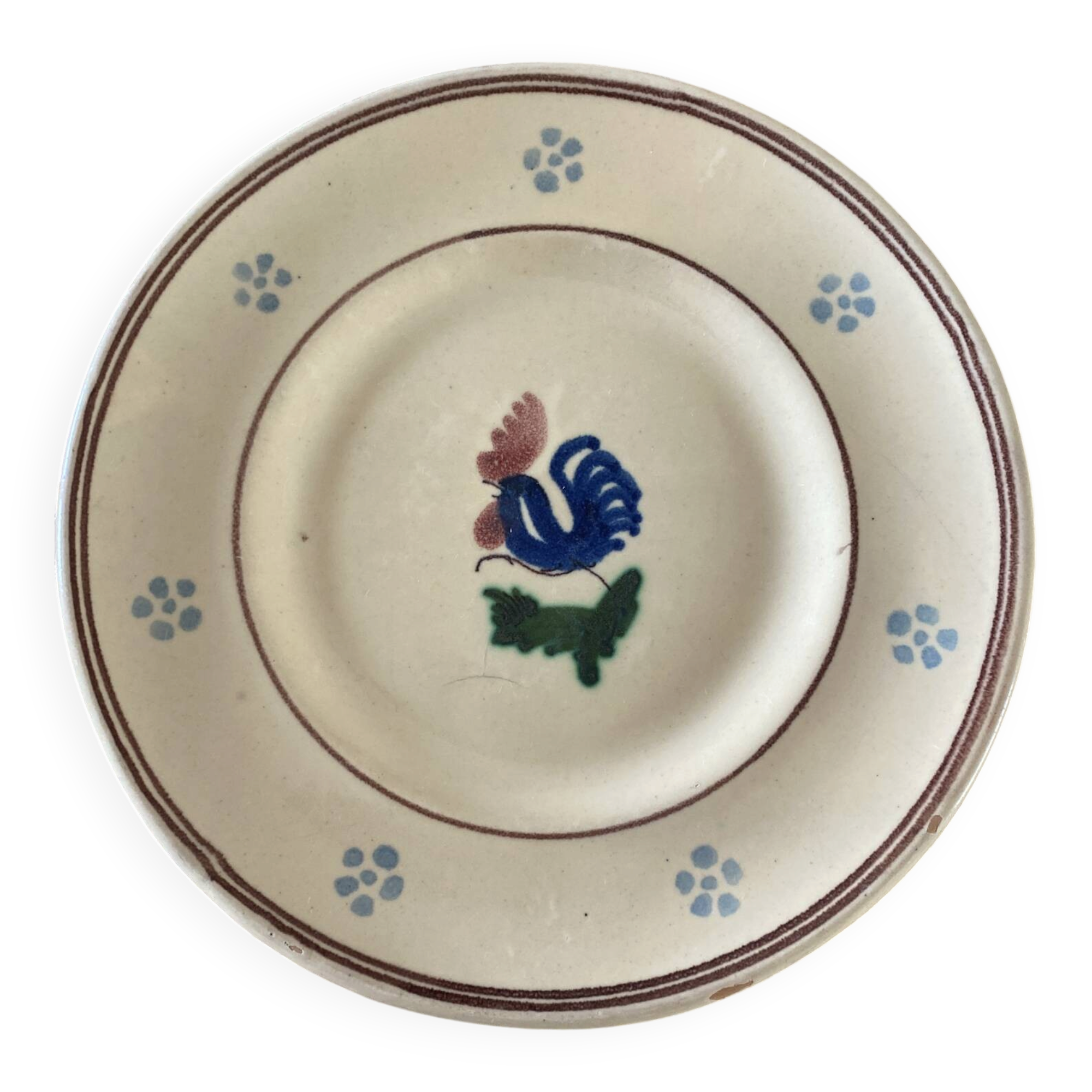 Assiette en céramique italienne ancienne