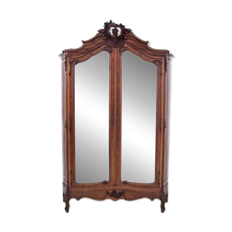 Antique wardrobe, France, circa 1900.