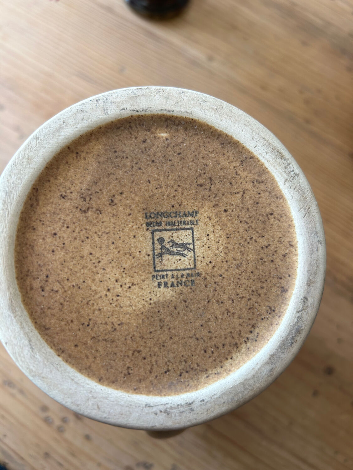 Pitcher in stoneware manufacture Lonchamp