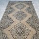 Vintage Turkish hallway rug 143x391 cm