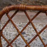 Rattan wall mount