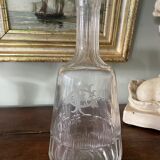Antique carafe engraved FG
