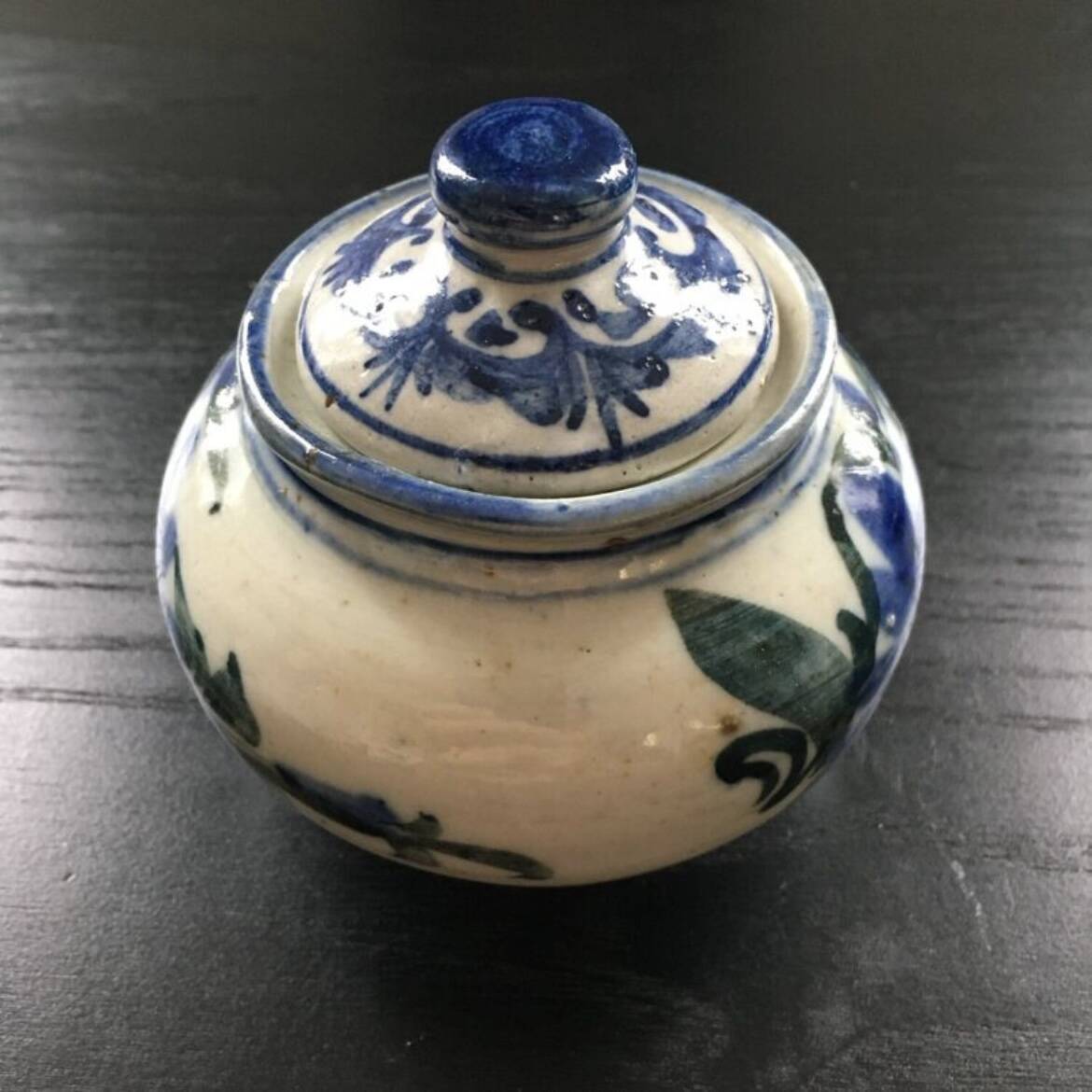 Antique Chinese sugar bowl