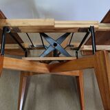 Mahogany "up and down" table – 1970s