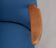 Danish Midcentury Reupholstered Blue Cocktail Chair, 1960s