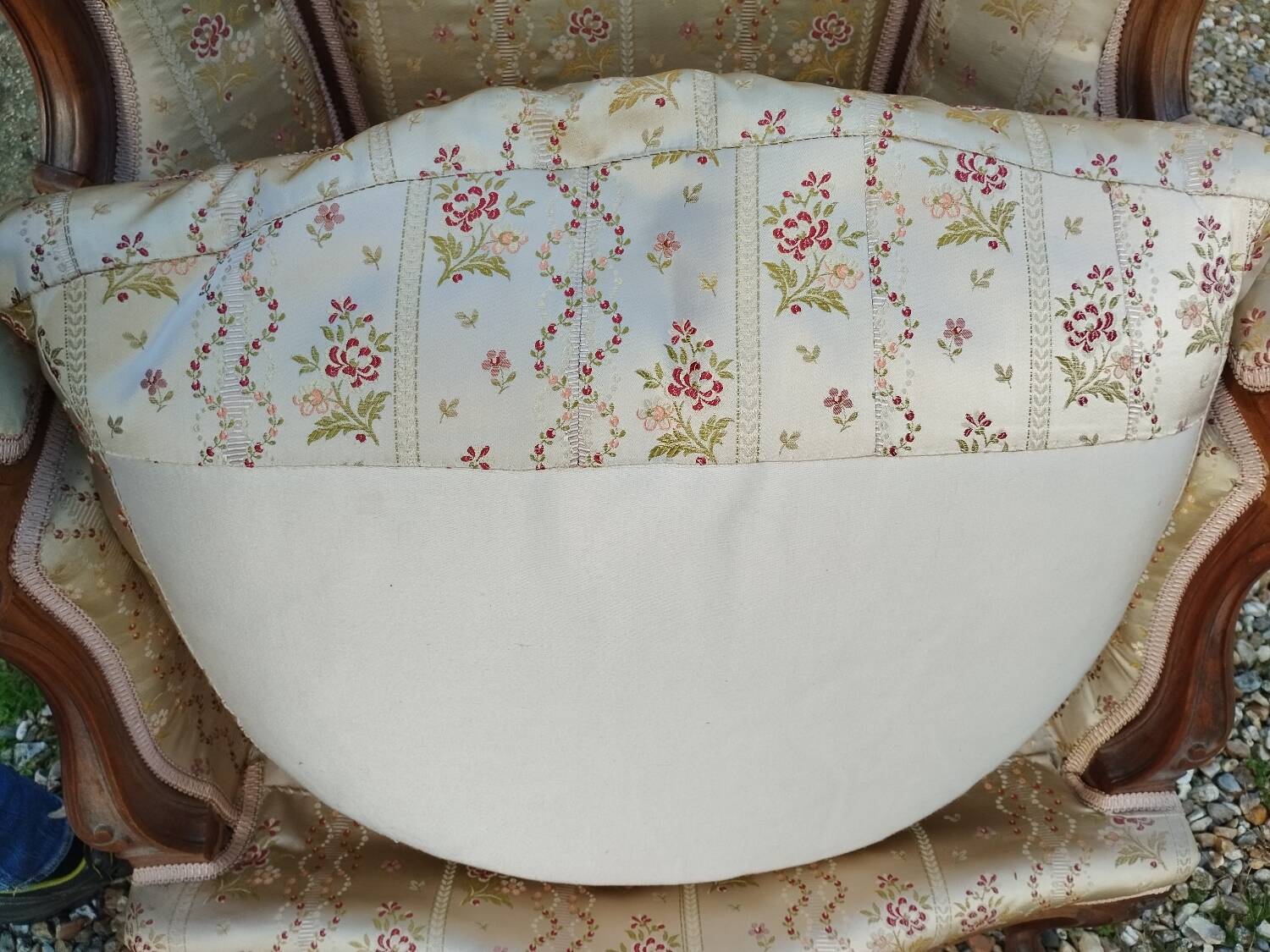 Paire de fauteuils anciens style louis xv