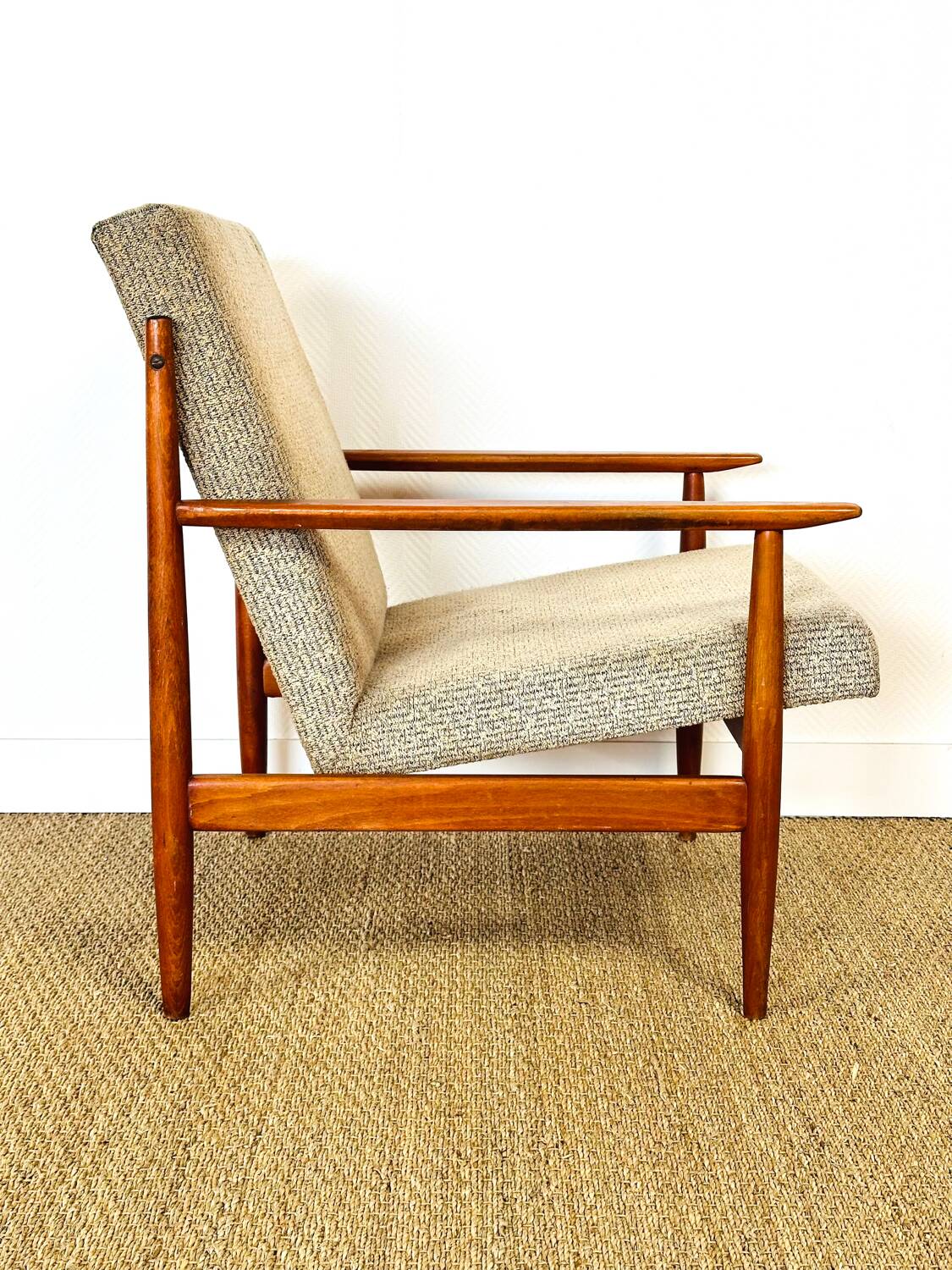 Scandinavian teak armchair 1960