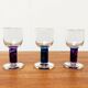 Verres de design allemand par Regina Kaufmann pour Glashagen Hütte, ensemble de 4