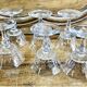 6 old Baccarat crystal champagne glasses Piccadilly model signed