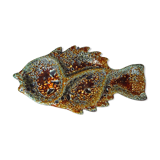 Aperitif dish with fish-shaped compartments