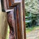 Corner mirror - wood and gilded brass - Napoleon style