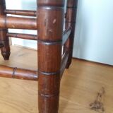 Tabouret bois et corde