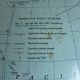 Vintage globe 1962 terrestrial world map glass tripod Taride - 32 cm