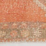 3x12 Pumpink Orange Classic Vintage Runner Rug, 90x353Cm SK 20811