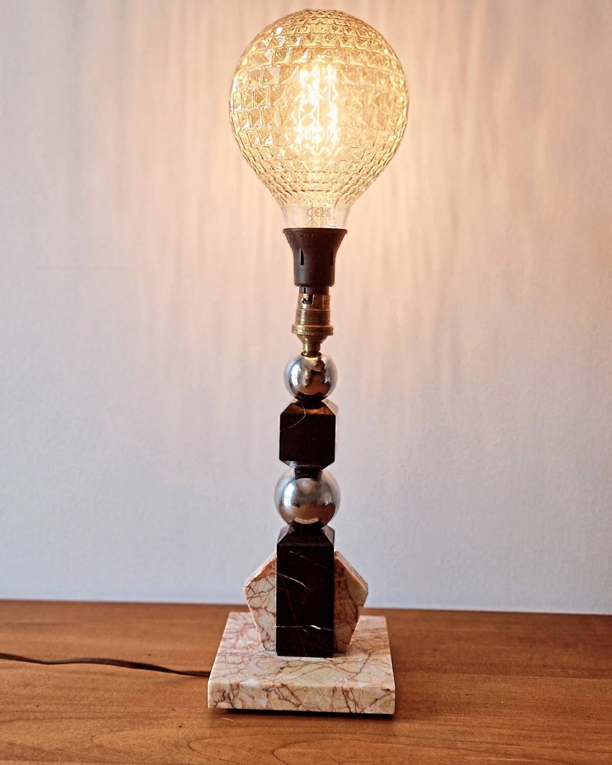 Art Deco modernist lamp base