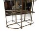 Hollywood Regency Brass Display Case, 1960/70s