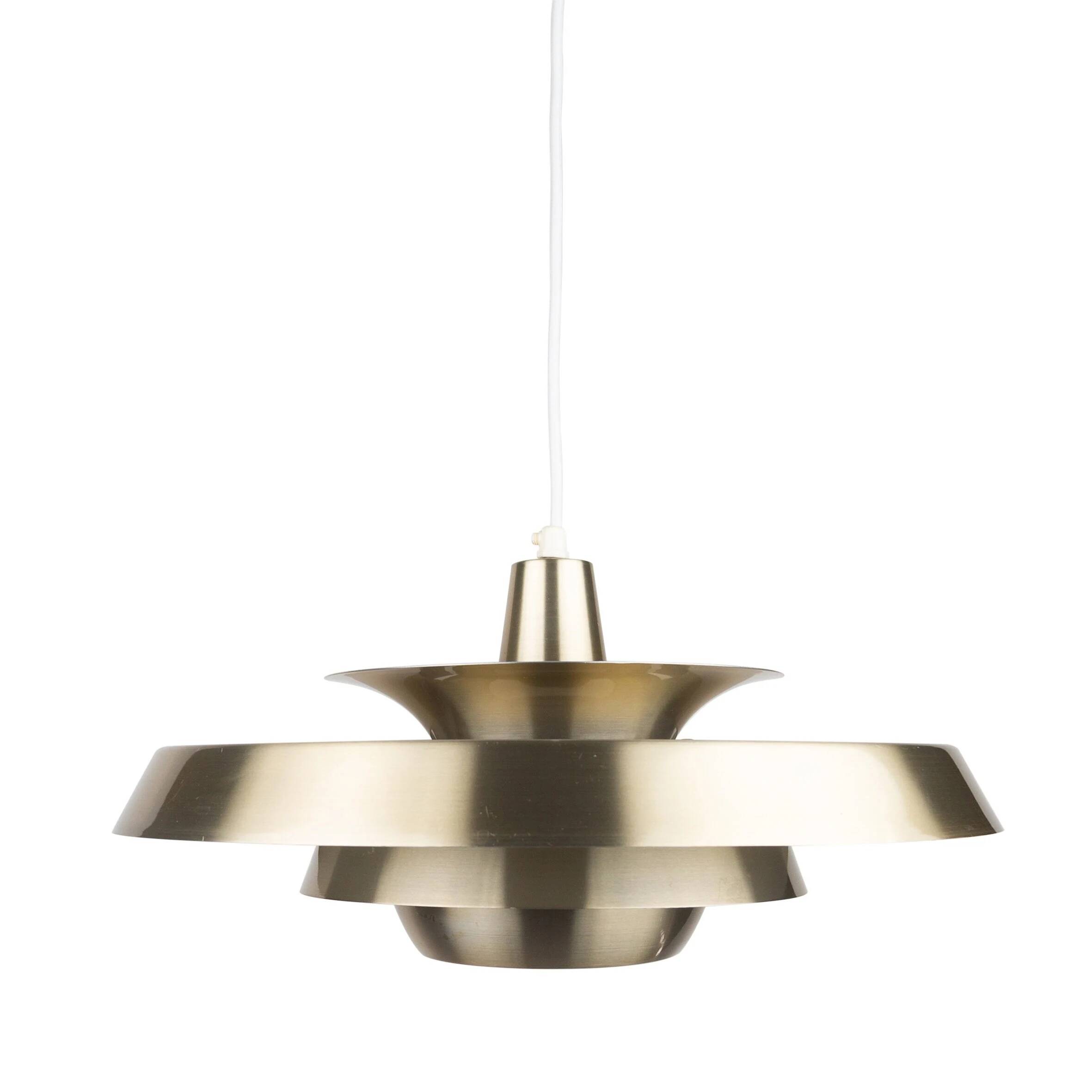 Lampe à suspension vintage danoise Superlight par David Mogensen, 1980