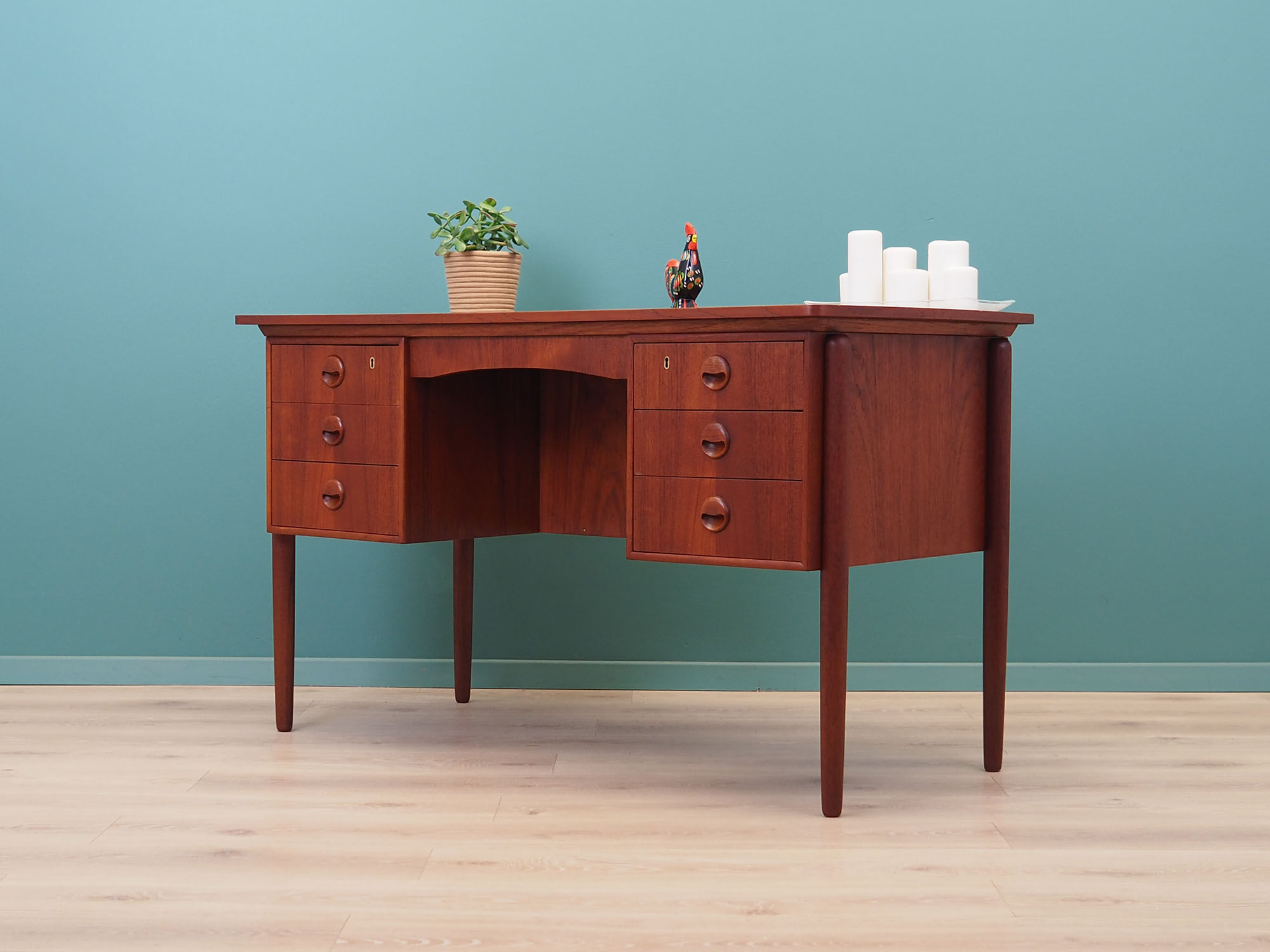Teak desk, Danish design, 60s, made in Denmark