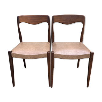 Ensemble de 2 chaises scandinaves