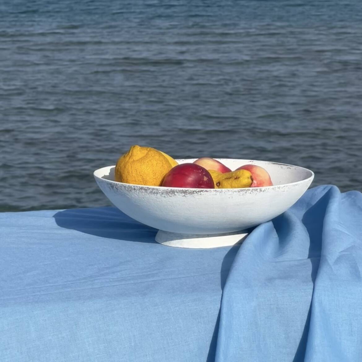 Wabi-sabi fruit bowl