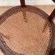 Cane chair in wood, 19th century.
