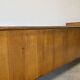Vintage shop counter made of wood and metal