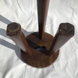 Painted wooden tripod stool