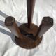 Painted wooden tripod stool