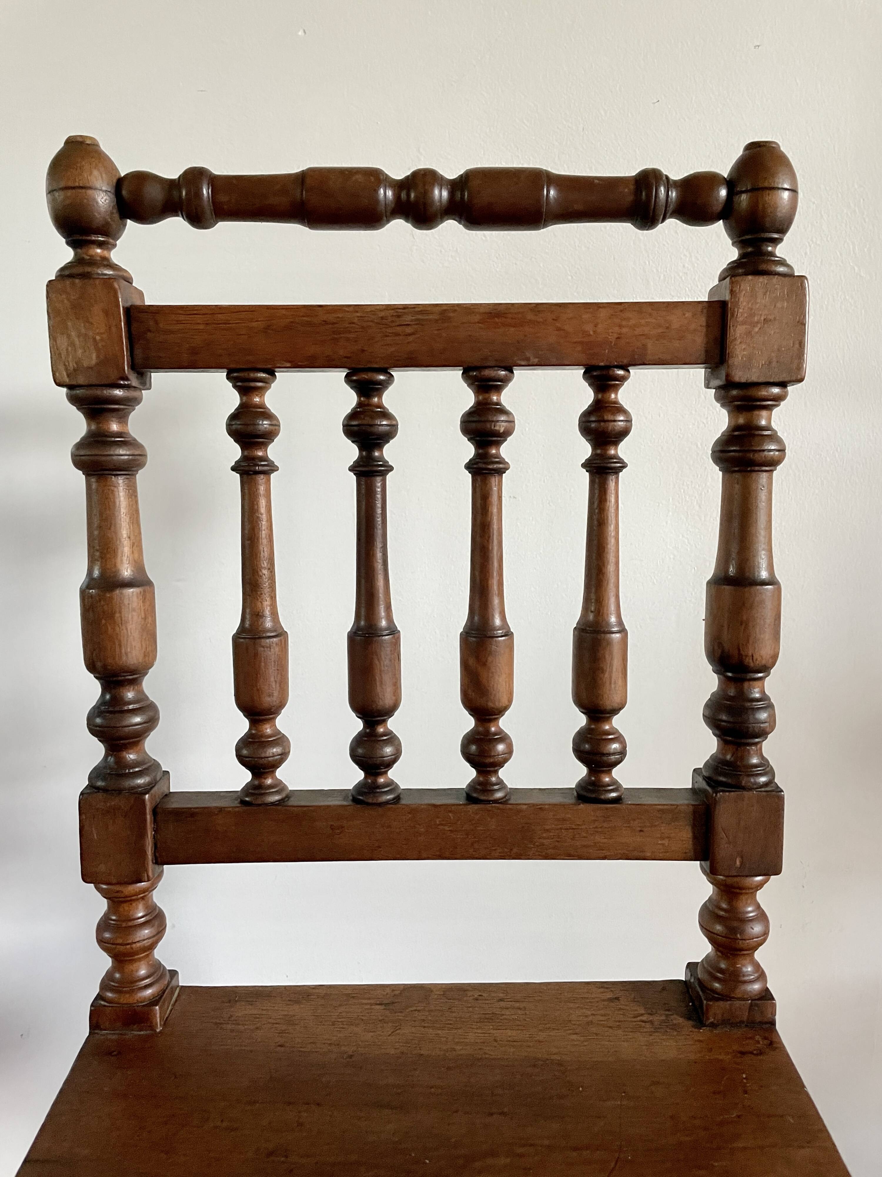 3-step stepladder library chair