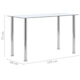 Tempered glass table