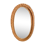 Rattan mirror 3 braids