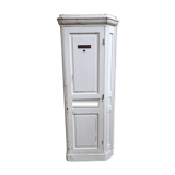 fire post cabinet of the old French bank in oak