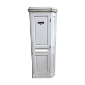 fire post cabinet of the old French bank in oak