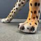 Large Italian ceramic leopard statue, 1960s