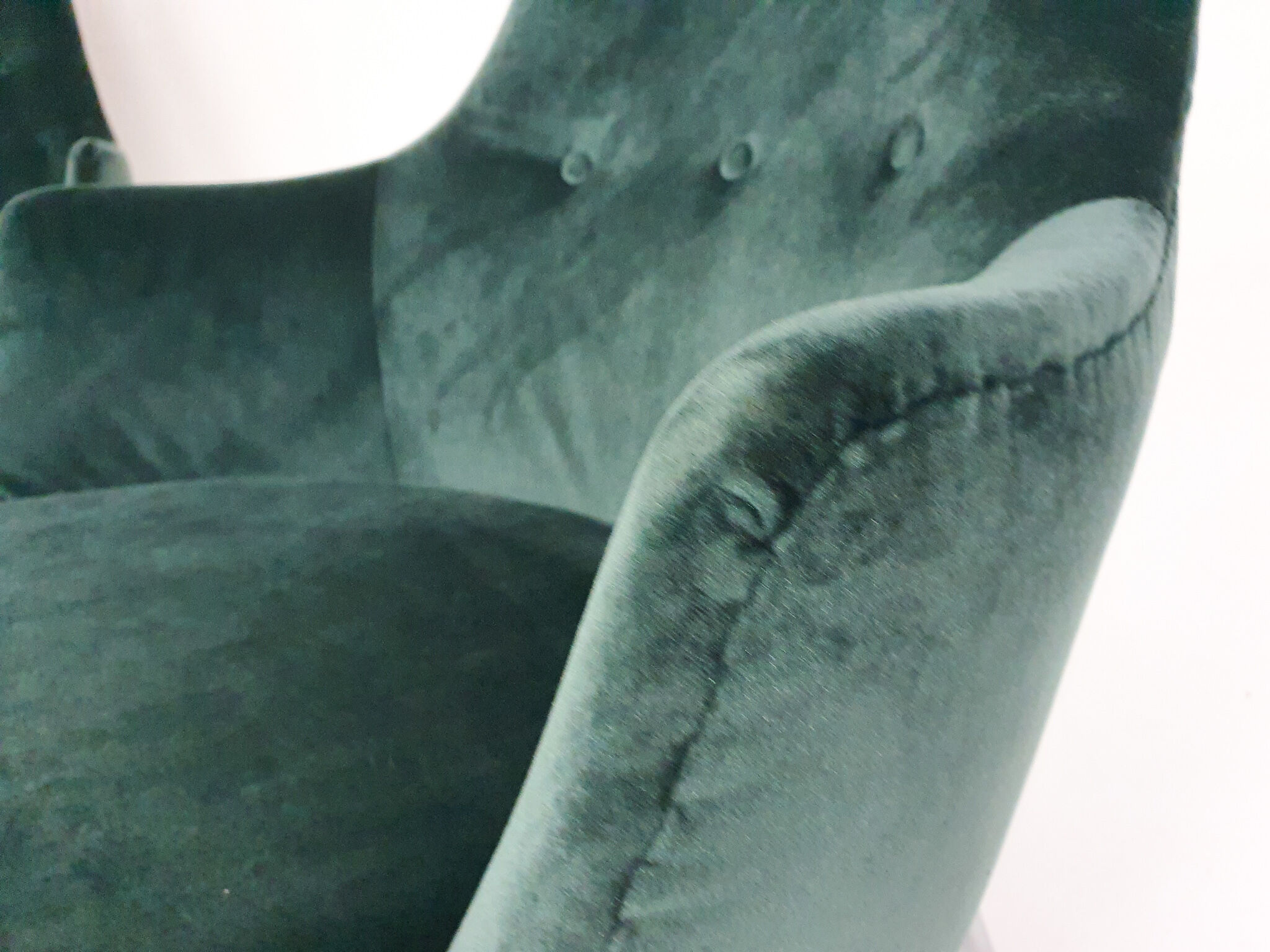 Karl Ekselius for Pastoe FM31 velvet lounge chairs, The Netherlands 1959