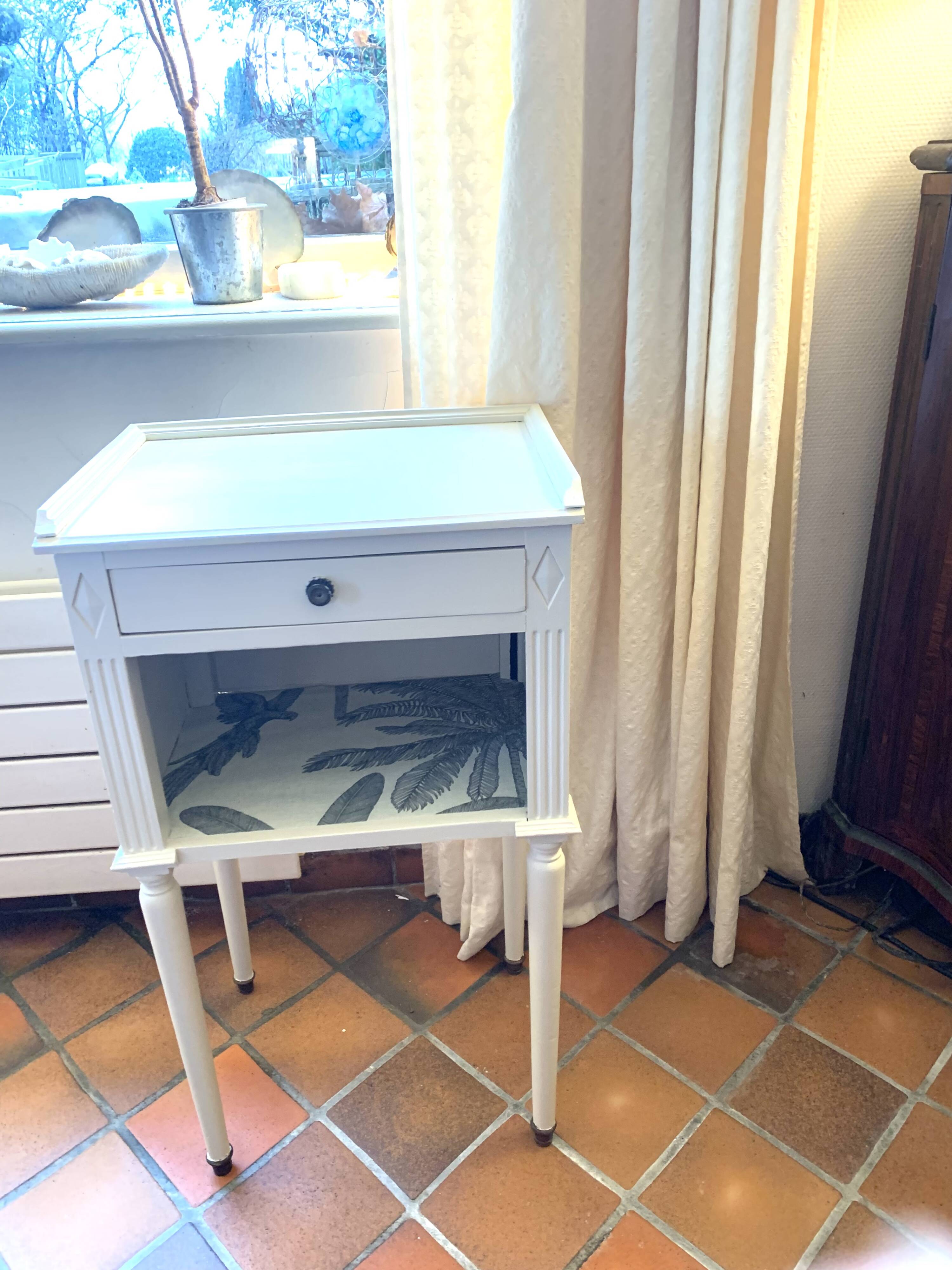 Vintage bedside table or side table