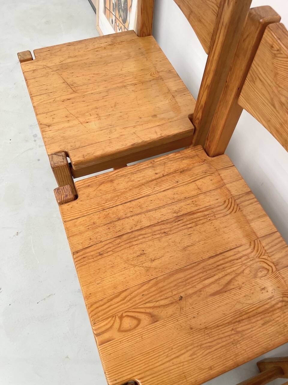 Table pin et chaises « hongisto » Ilmari Tapiovaara