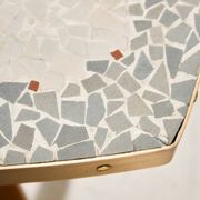 Table basse avec plateau en mosaïque