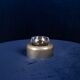 Joe Colombo Biglia Crystal and Metal Ashtray for Arnolfo di Cambio Italy 1970