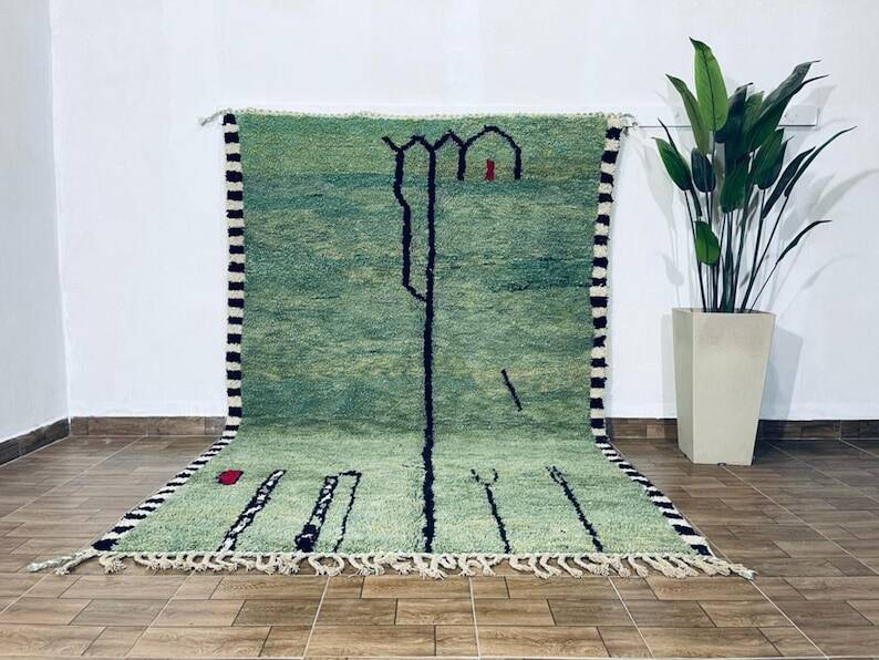 Moroccan Rug, Beni Ourain Colorful Rug 150/250cm
