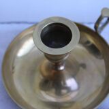 Set of 2 brass candle holders