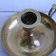 Set of 2 brass candle holders